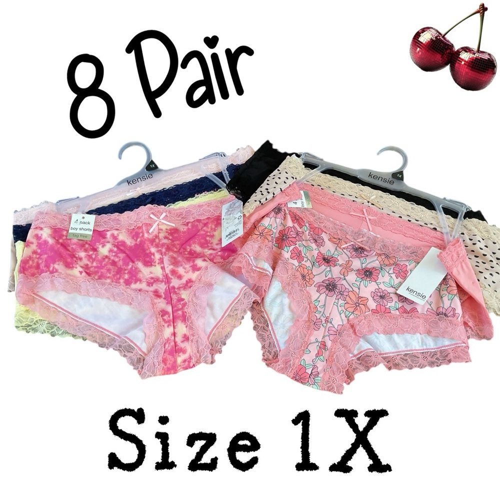 - 🌸Size 1X Kensie Boy Shorts Panties